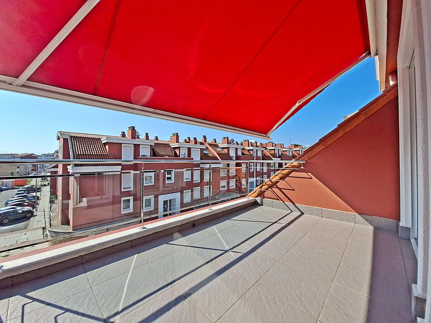 Terrace of Flat for sale in Vilagarcía de Arousa  with Heating, Private garden and Terrace