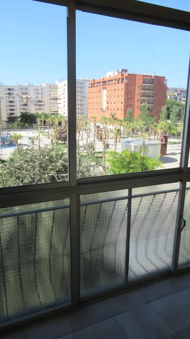 Balcony of Flat for rent in Badajoz  with Furnished, Washing machine and Microwave