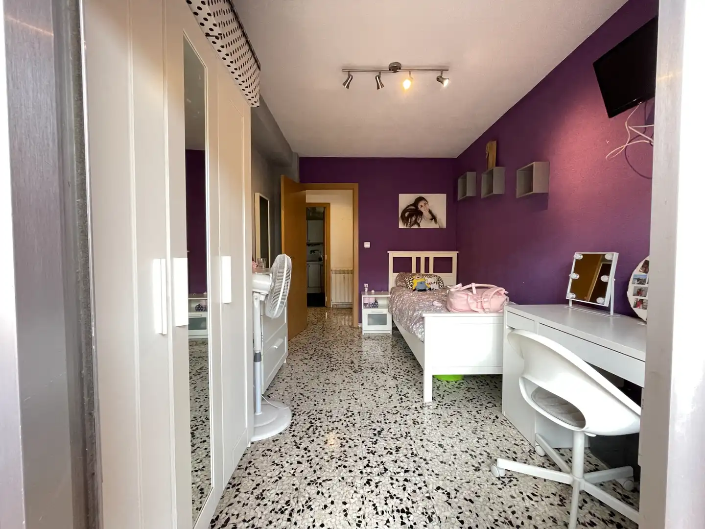 Schlafzimmer von Wohnung zum Verkauf in Ejea de los Caballeros mit Terrasse, Abstellraum und Möbliert