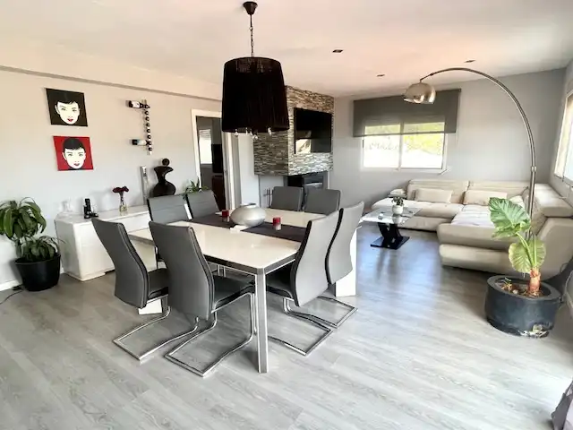 Dining room of Houses for sale in Cella  with Heating, Parquet flooring and Terrace