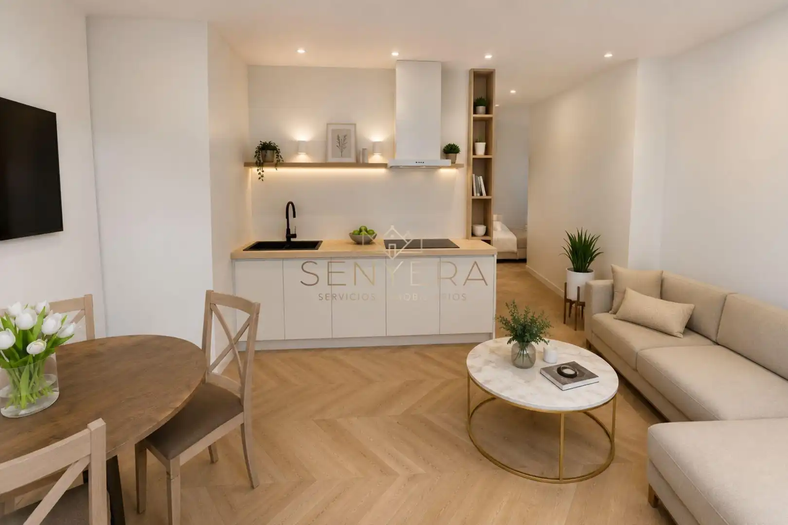 Sala d'estar de Estudi en venda en Valencia amb Aire condicionat