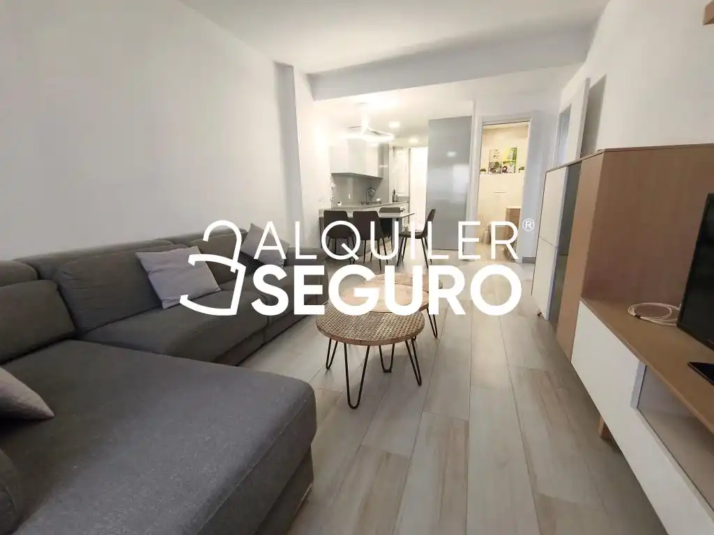 Living room of Flat for rent in Sant Joan d'Alacant  with Air Conditioner, Swimming Pool and Furnished