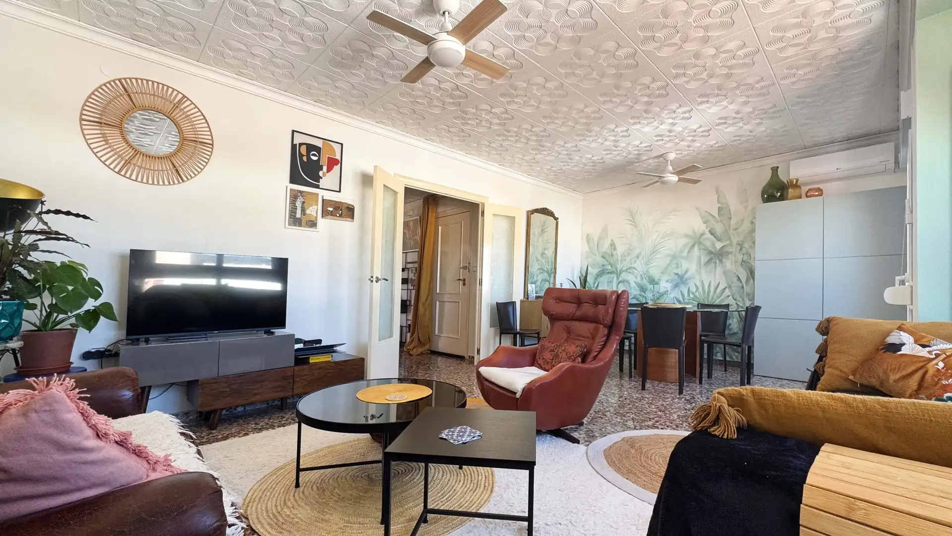 Sala de estar de Piso en venta en Pego con Aire acondicionado y Terraza