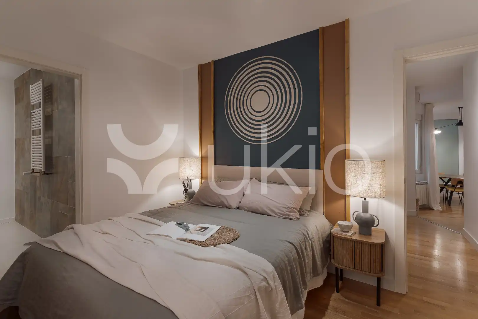 Habitación de Apartamento de alquiler en Madrid con Aire acondicionado, Calefacción y Amueblado