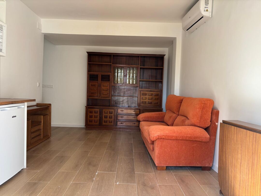 Living room of Flat for rent in  Madrid Capital  with Air Conditioner, Heating and Balcony