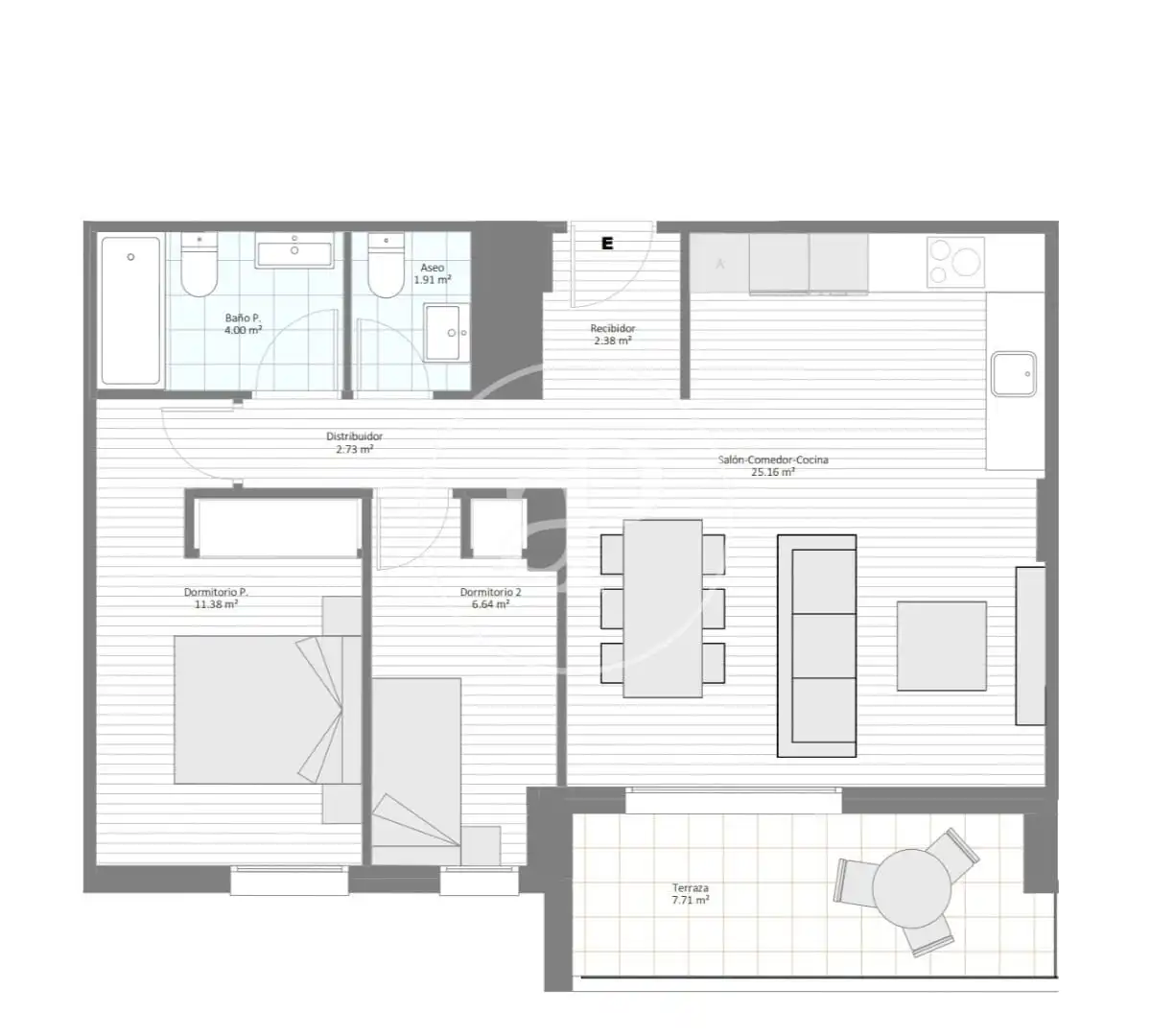 Piso en venta en Valencia con Aire acondicionado, Calefacción y Jardín privado