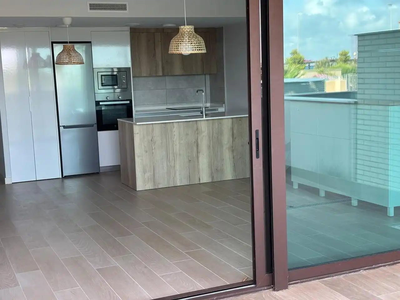 Cocina de Apartamento en venta en Cartagena con Calefacción, Jardín privado y Terraza