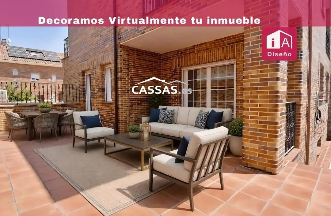 Terrace of Detached homes for sale in Torrejón de Ardoz  with Air Conditioner, Heating and Parquet flooring