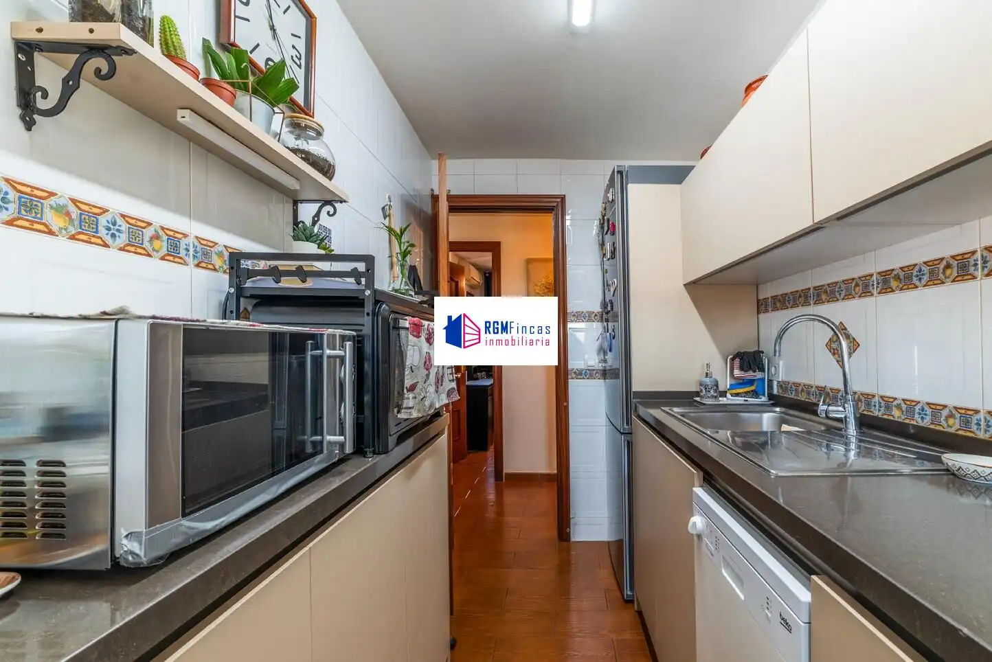 Kitchen of Flat for sale in Sevilla  with Air Conditioner, Heating and Terrace