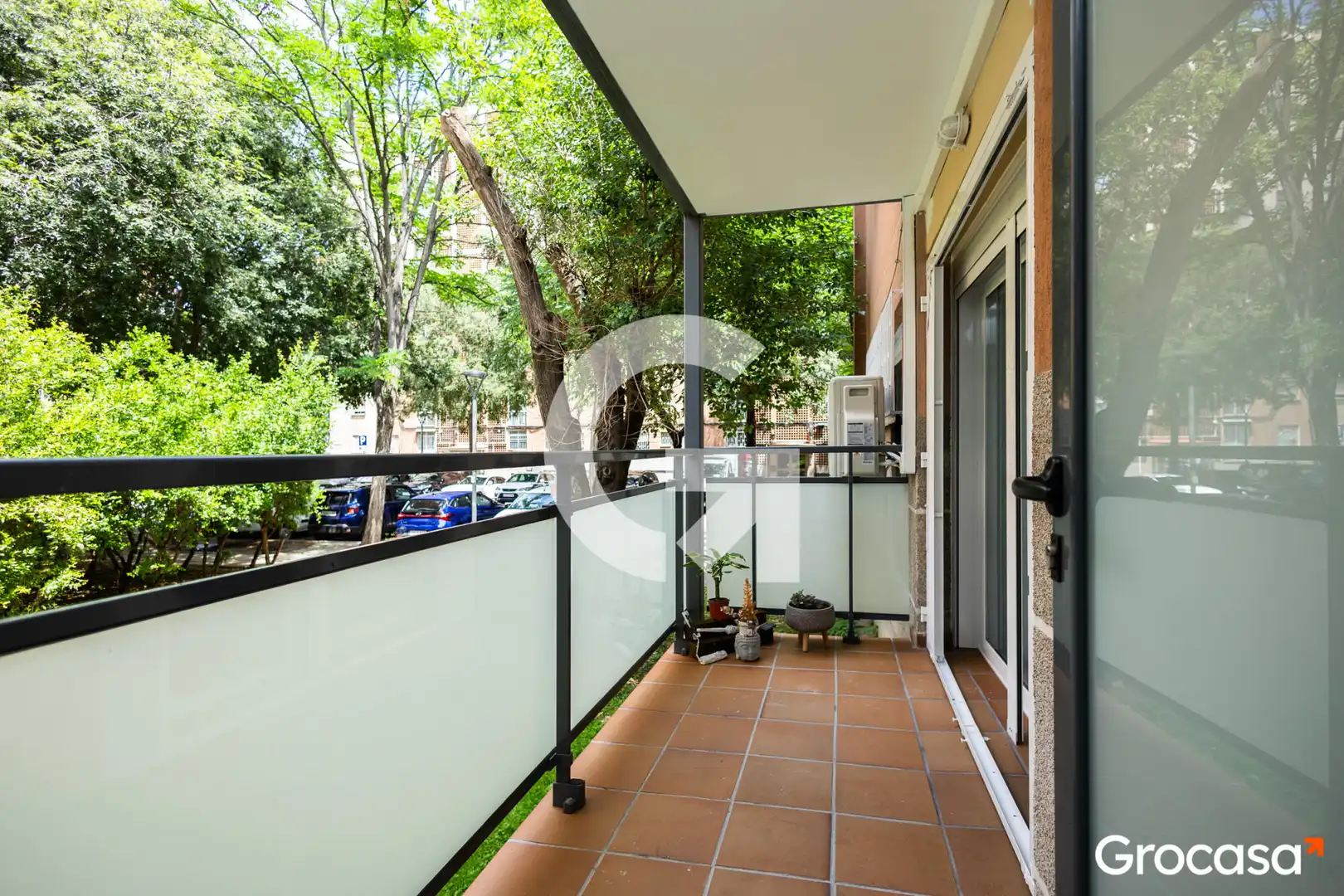 Balcony of Flat for sale in Barcelona  with Air Conditioner, Heating and Furnished