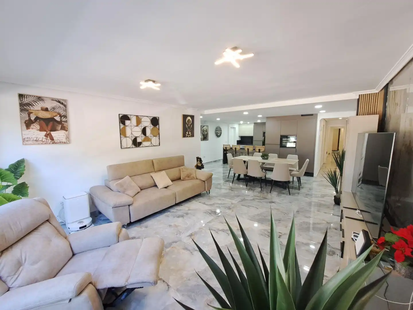 Sala de estar de Piso en venta en Alzira con Aire acondicionado y Terraza