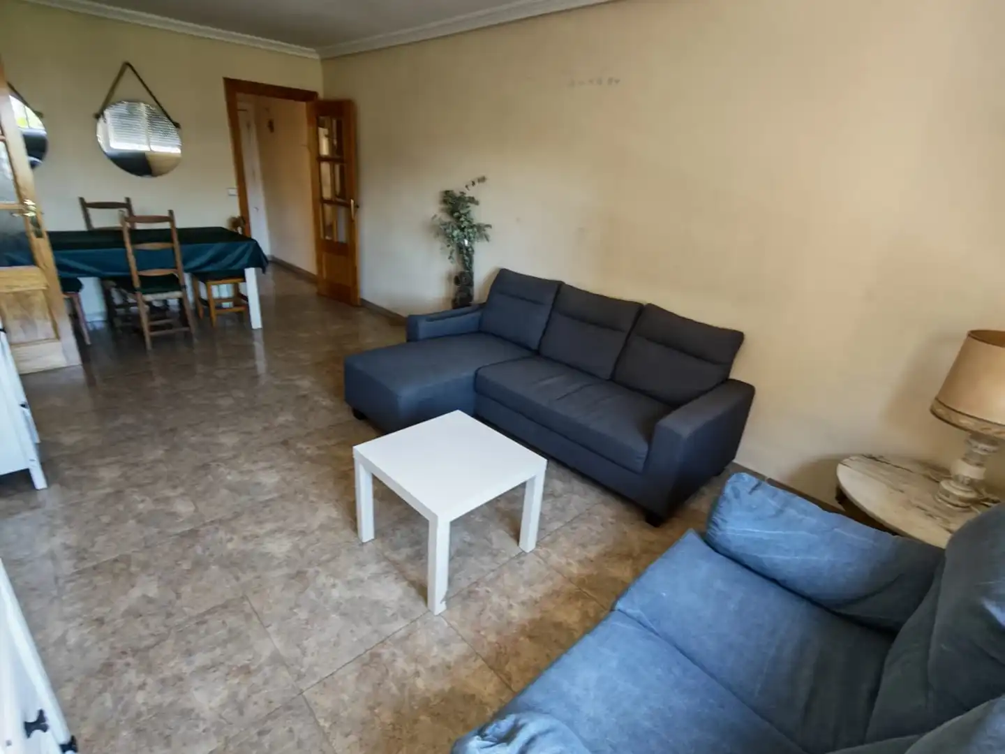 Sala de estar de Piso de alquiler en Murcia con Aire acondicionado, Calefacción y Amueblado