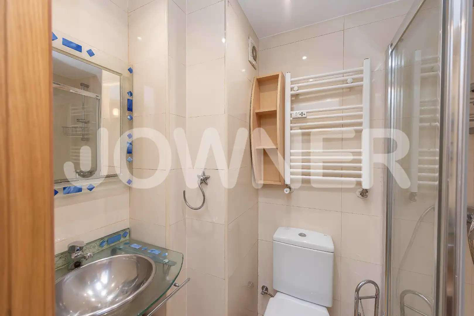 Badezimmer von Wohnung zur Miete in Madrid mit Klimaanlage, Heizung und Terrasse
