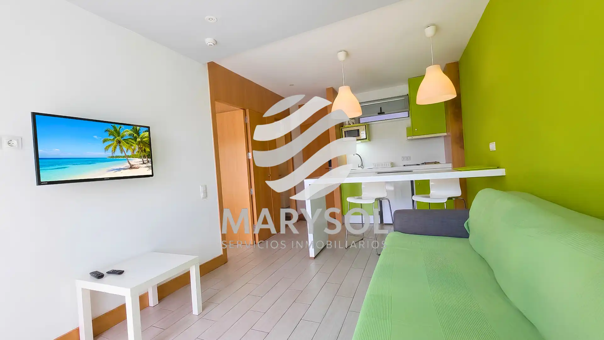Sala de estar de Apartamento de alquiler en San Bartolomé de Tirajana con Terraza, Amueblado y Lavadora