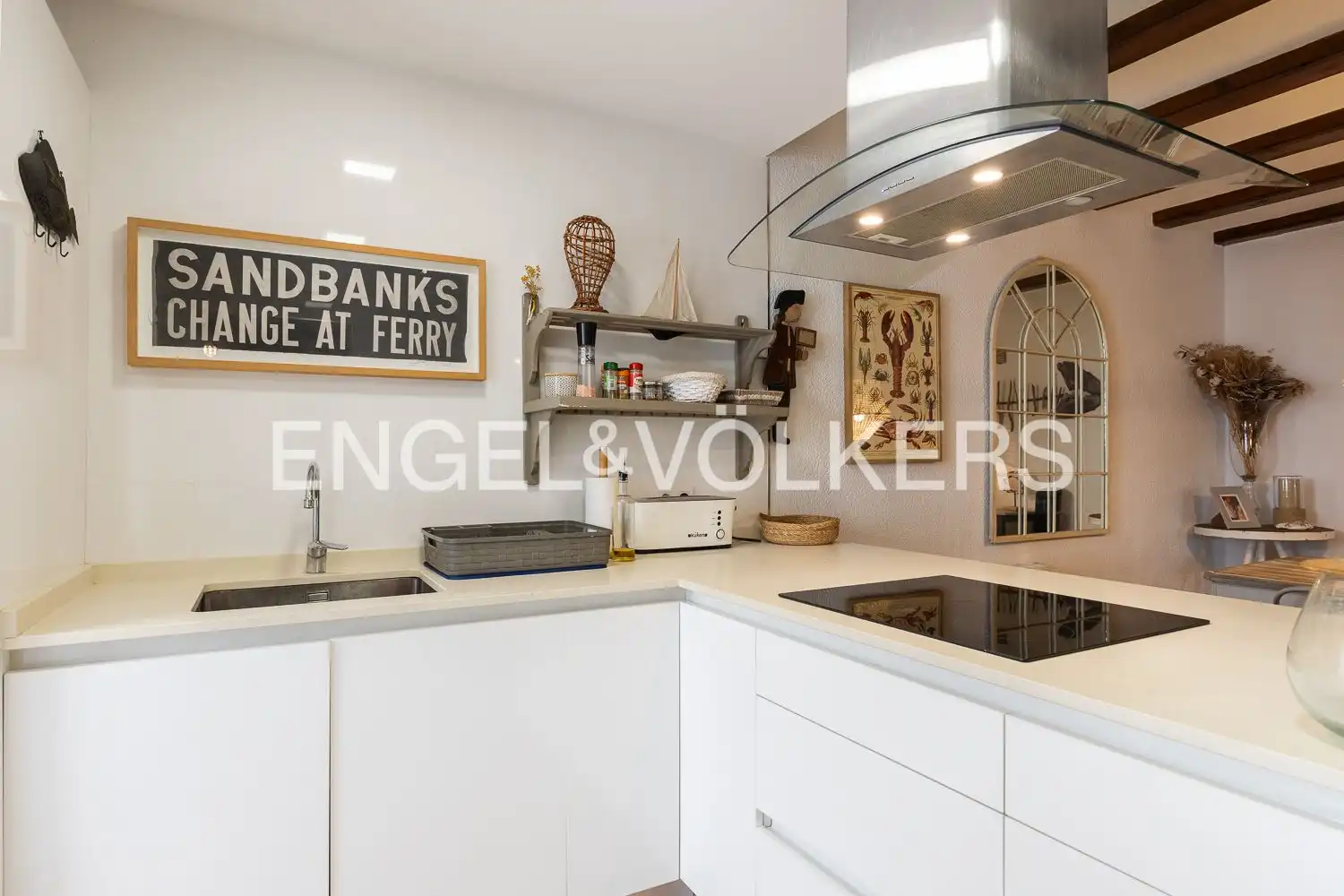 Cocina de Casa o chalet de alquiler en Jávea / Xàbia con Calefacción, Parquet y Terraza