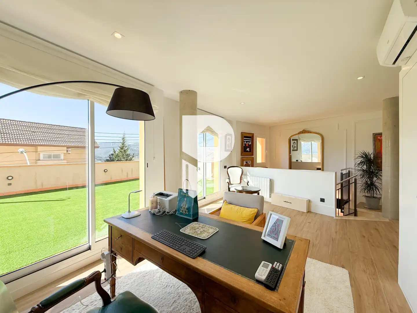 Sala de estar de Casa o chalet de alquiler en Vallirana con Aire acondicionado, Calefacción y Jardín privado