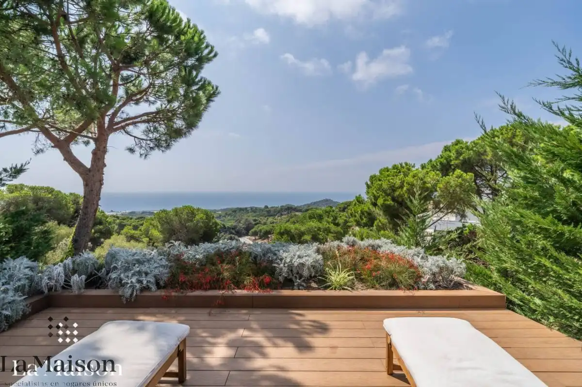 Terrassa de Casa o xalet en venda en Sant Andreu de Llavaneres amb Aire condicionat, Calefacció i Jardí privat