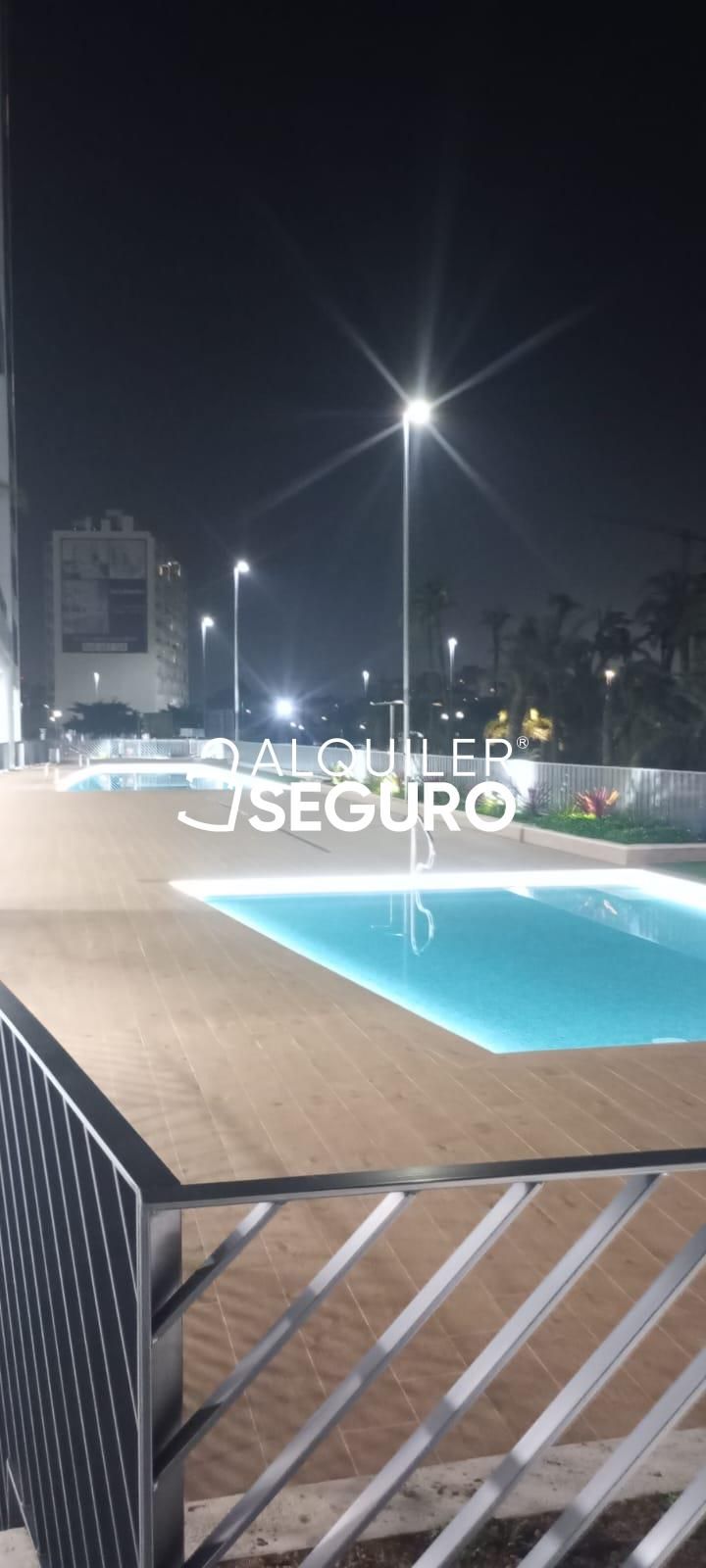 Piscina de Pis de lloguer en  Murcia Capital amb Aire condicionat i Calefacció