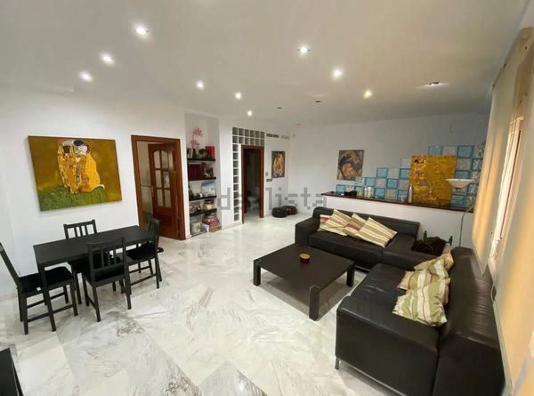 Sala d'estar de Casa o xalet en venda en  Huelva Capital amb Terrassa, Moblat i Forn