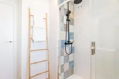 Baño de Casa adosada en venta en Benalmádena con Aire acondicionado, Calefacción y Jardín privado