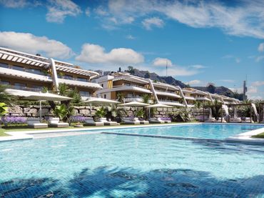 Penthouse with pool for sale in Balcón de Finestrat - Terra Marina