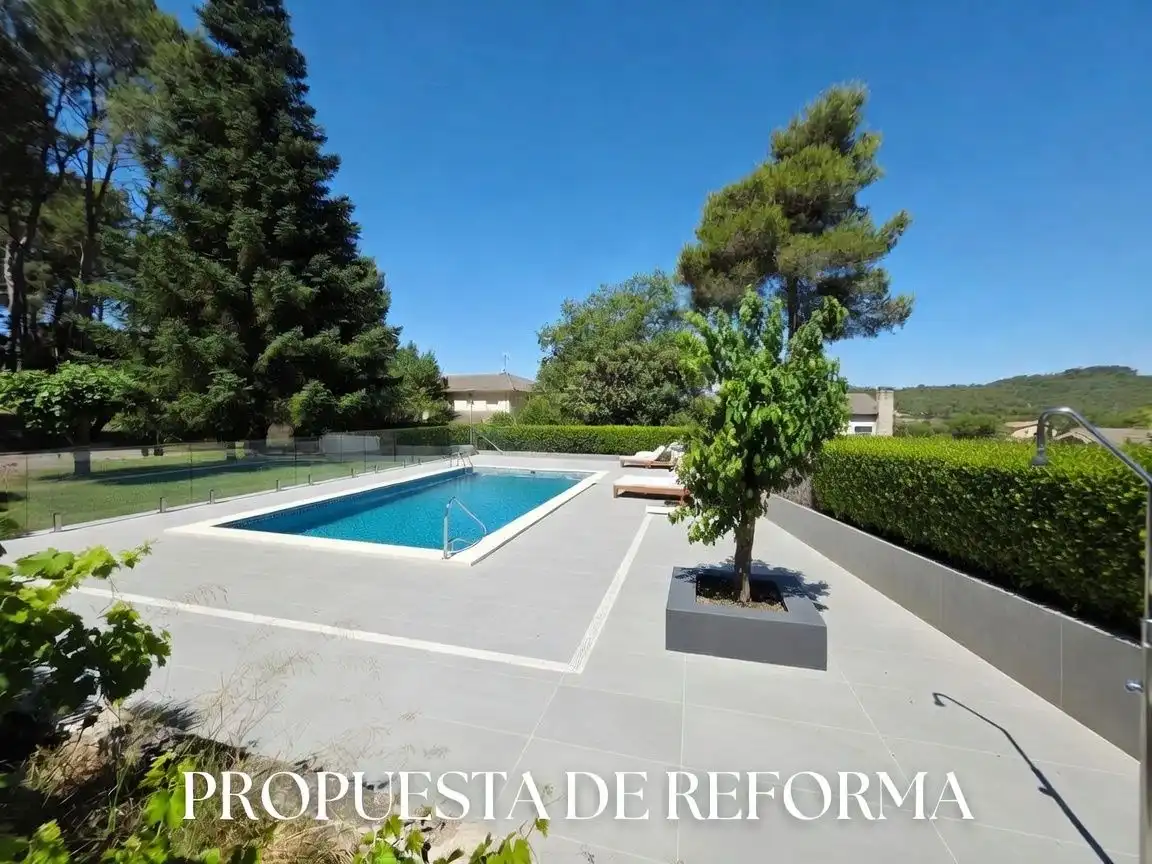 Piscina de Casa o chalet en venta en Vallirana con Calefacción, Terraza y Piscina
