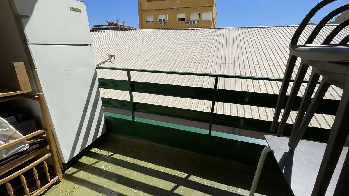 Balcony of Flat for rent in Granada  with Air Conditioner and Heating