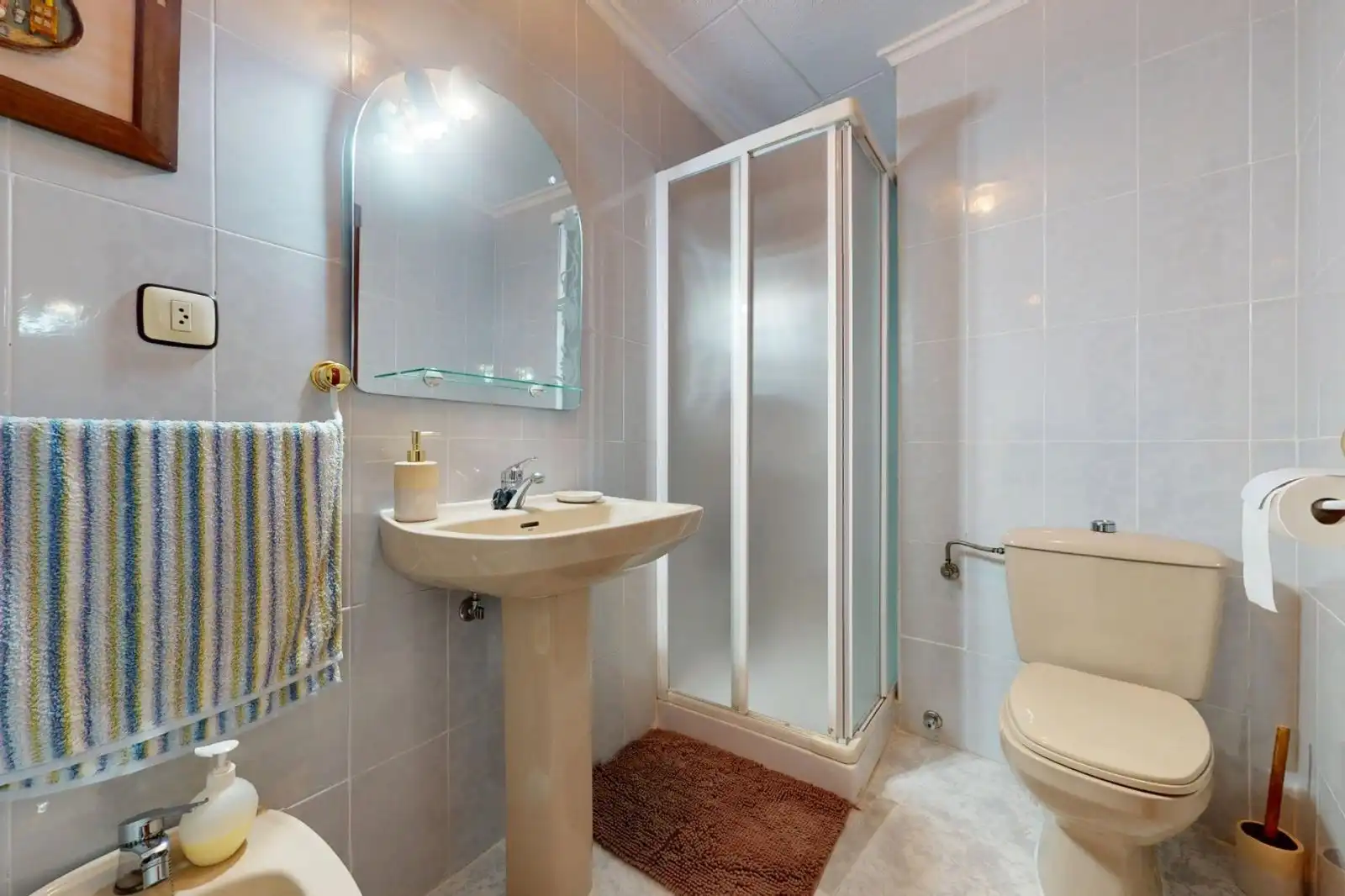 Badezimmer von Wohnungen zur Miete in Los Alcázares mit Klimaanlage, Heizung und Terrasse