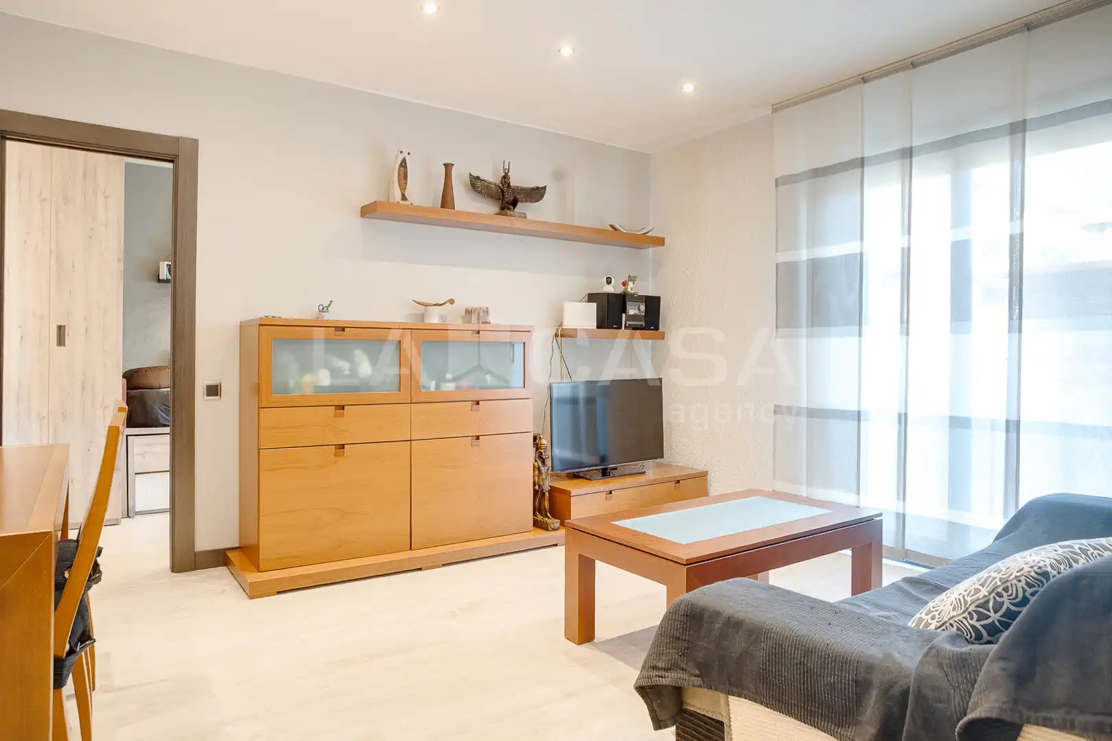 Sala d'estar de Pis en venda en  Barcelona Capital amb Calefacció i Balcó