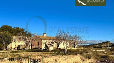 Fincas rústicas de 138.839 m2 en Tibi con vivienda y gran potencial de desarrollo.