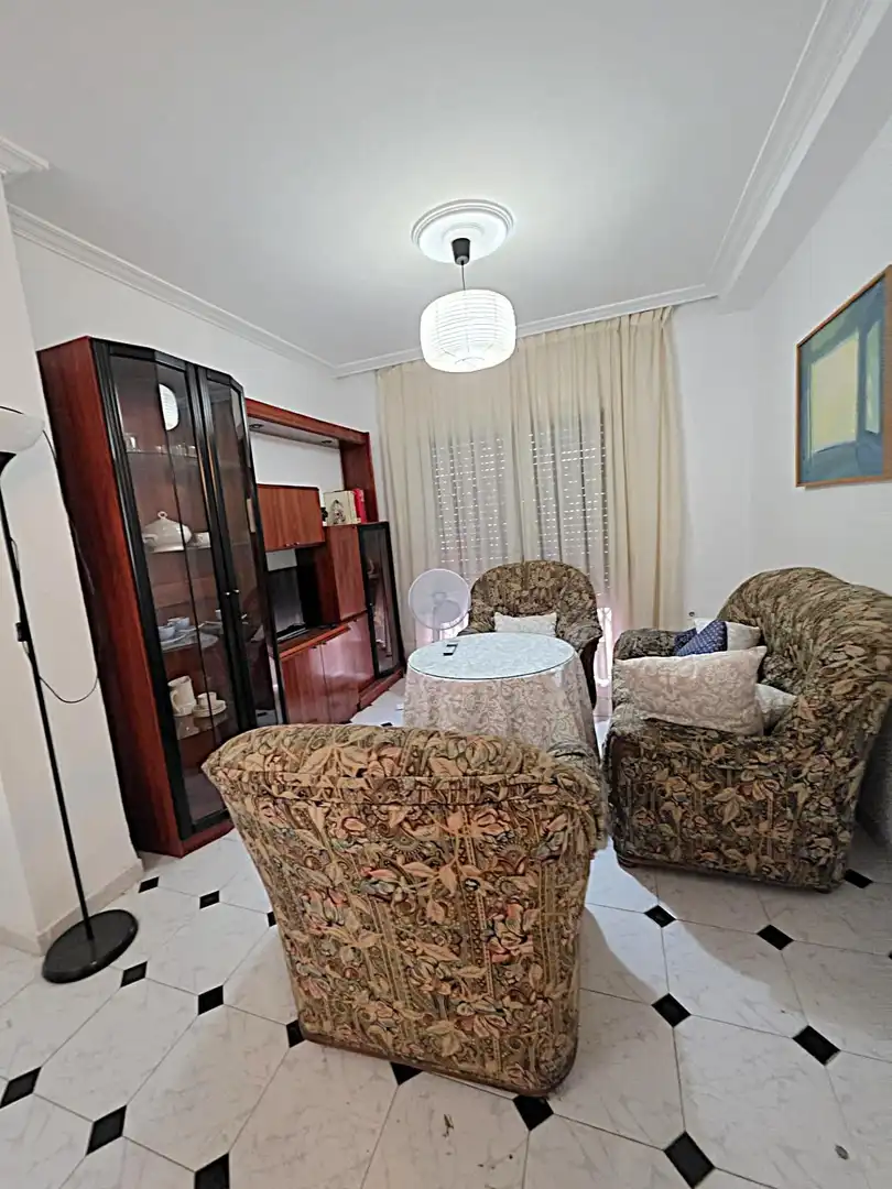 Sala de estar de Piso de alquiler en Sevilla con Amueblado