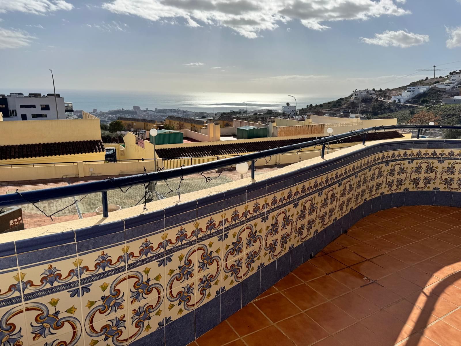 Terrace of Flat for sale in Benalmádena  with Air Conditioner, Terrace and Community pool