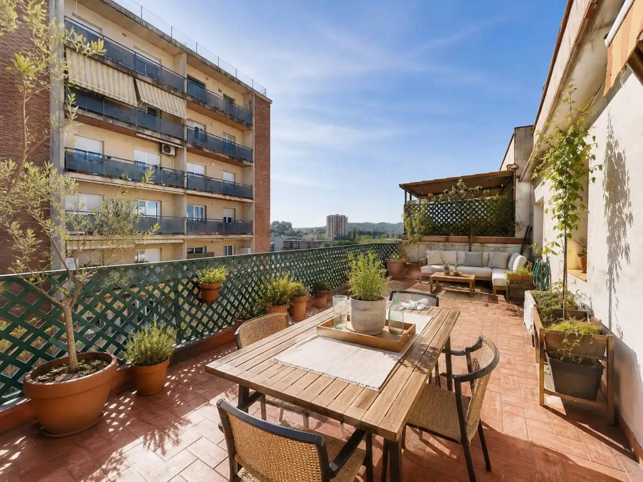 Terrace of Attic for sale in Cerdanyola del Vallès  with Air Conditioner, Heating and Parquet flooring