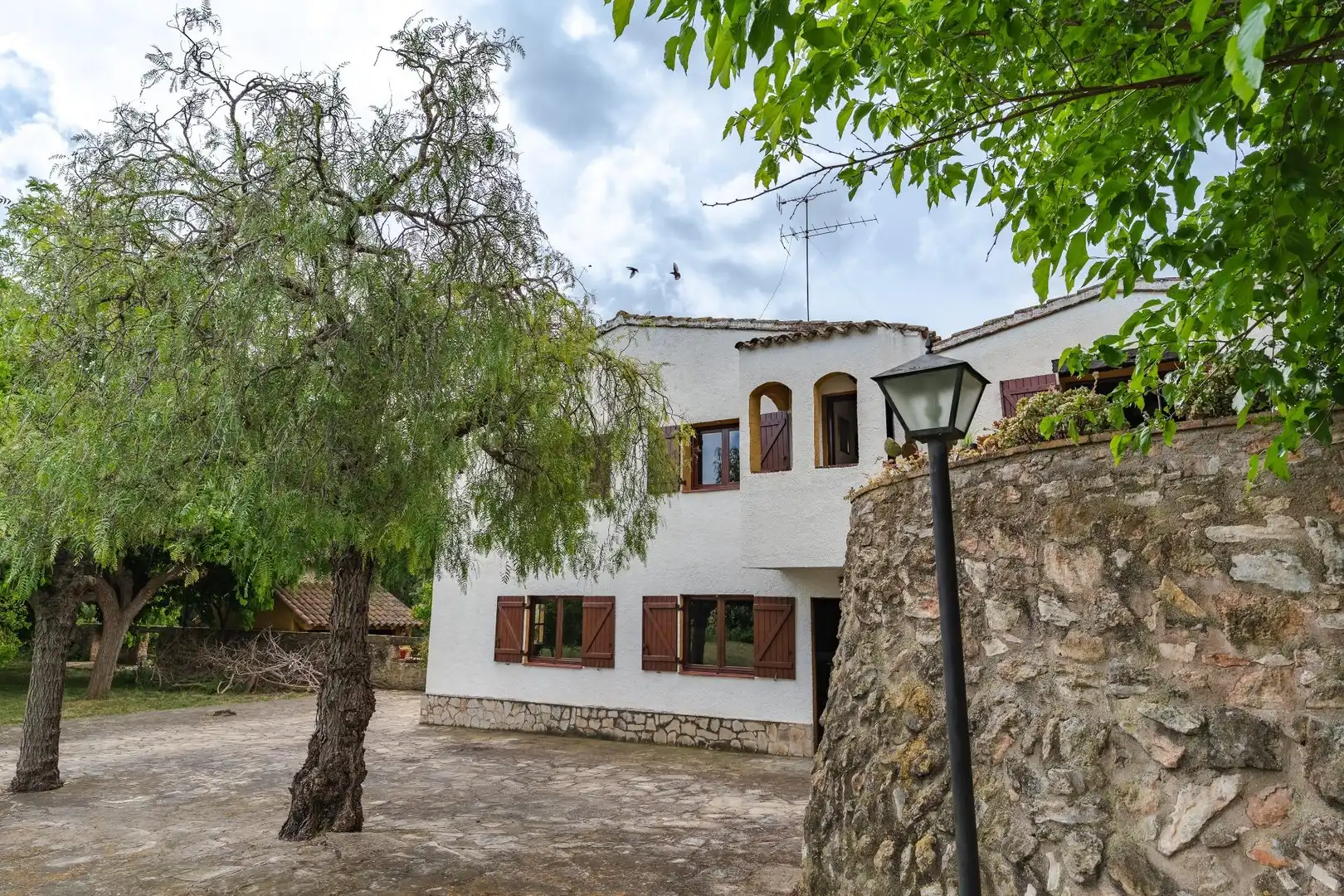 Vista exterior de Casa o xalet en venda en Vespella de Gaià amb Calefacció, Terrassa i Balcó