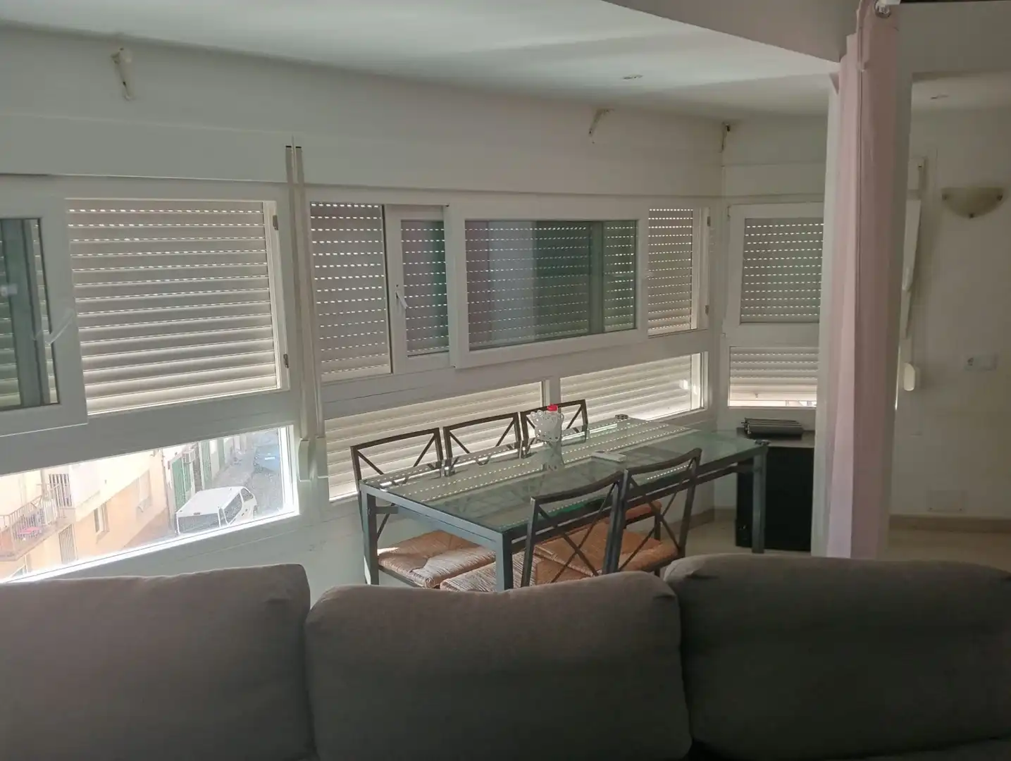 Balcony of Flat for share in  Palma de Mallorca  with Furnished