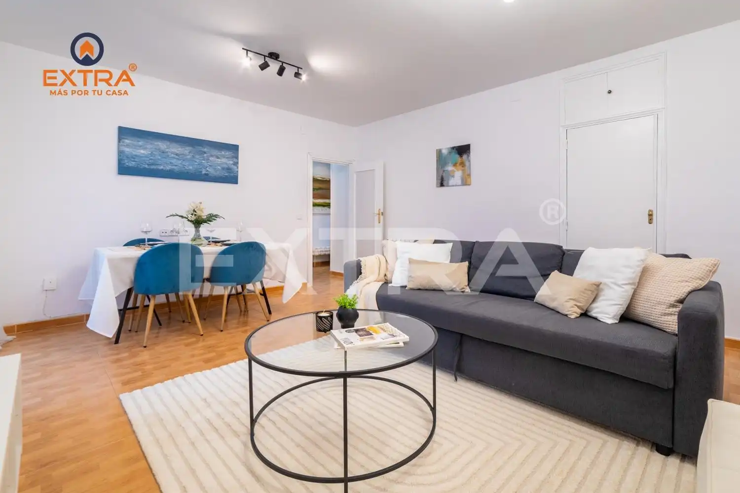 Wohnzimmer von Wohnung zum Verkauf in Madrid mit Heizung und Terrasse