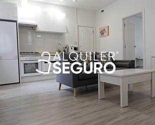 Living room of Flat to rent in  Madrid Capital  with Air Conditioner, Heating and Furnished