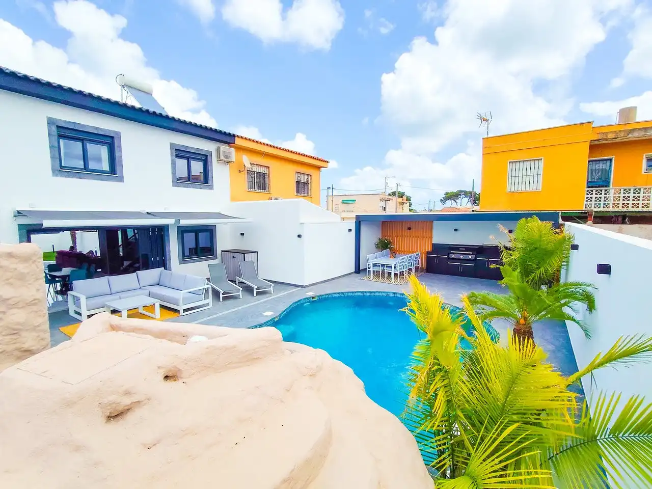Piscina de Finca rústica en venda en Cartagena