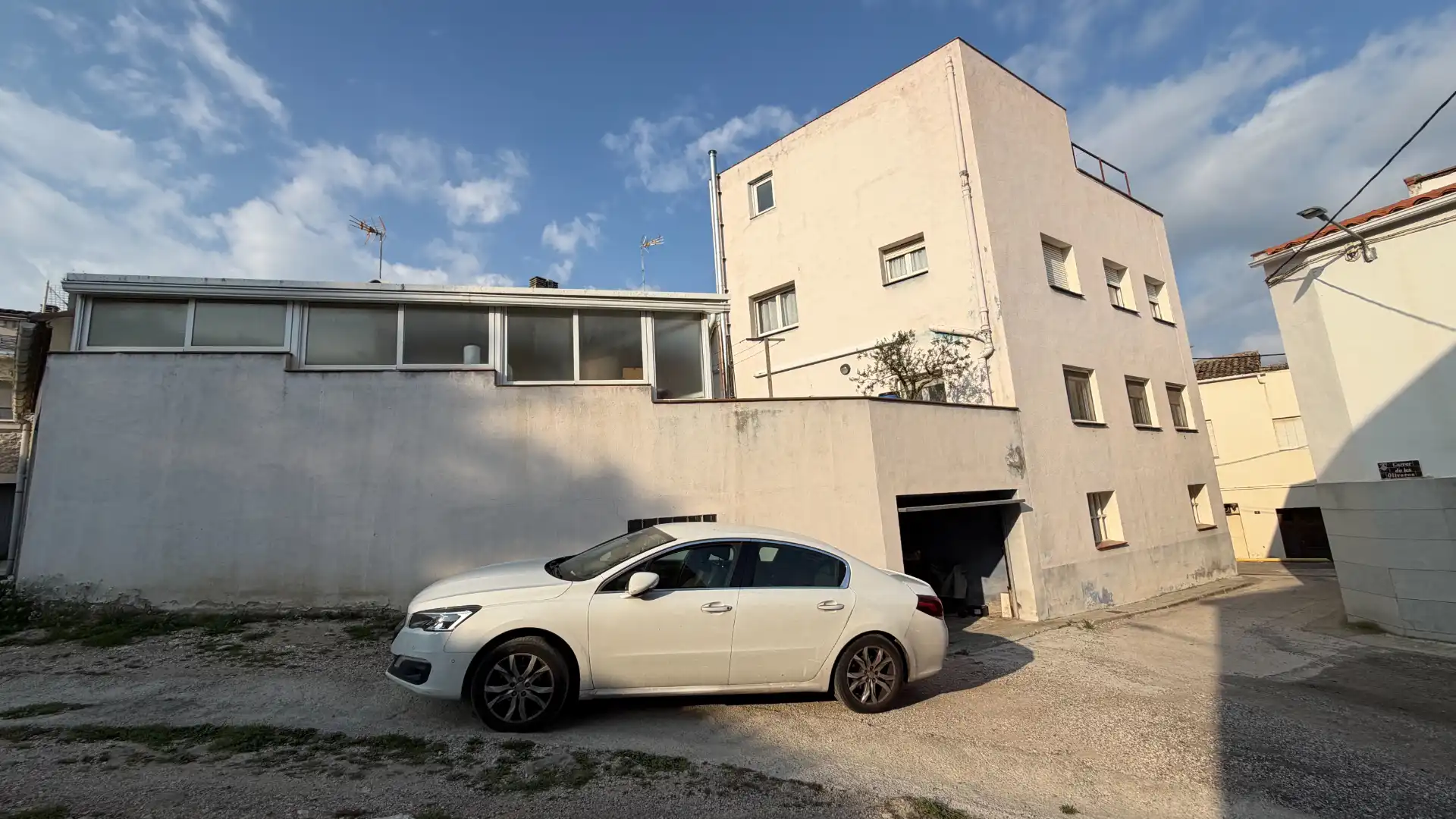 Exterior view of Single-family semi-detached for sale in Òdena  with Air Conditioner, Heating and Terrace