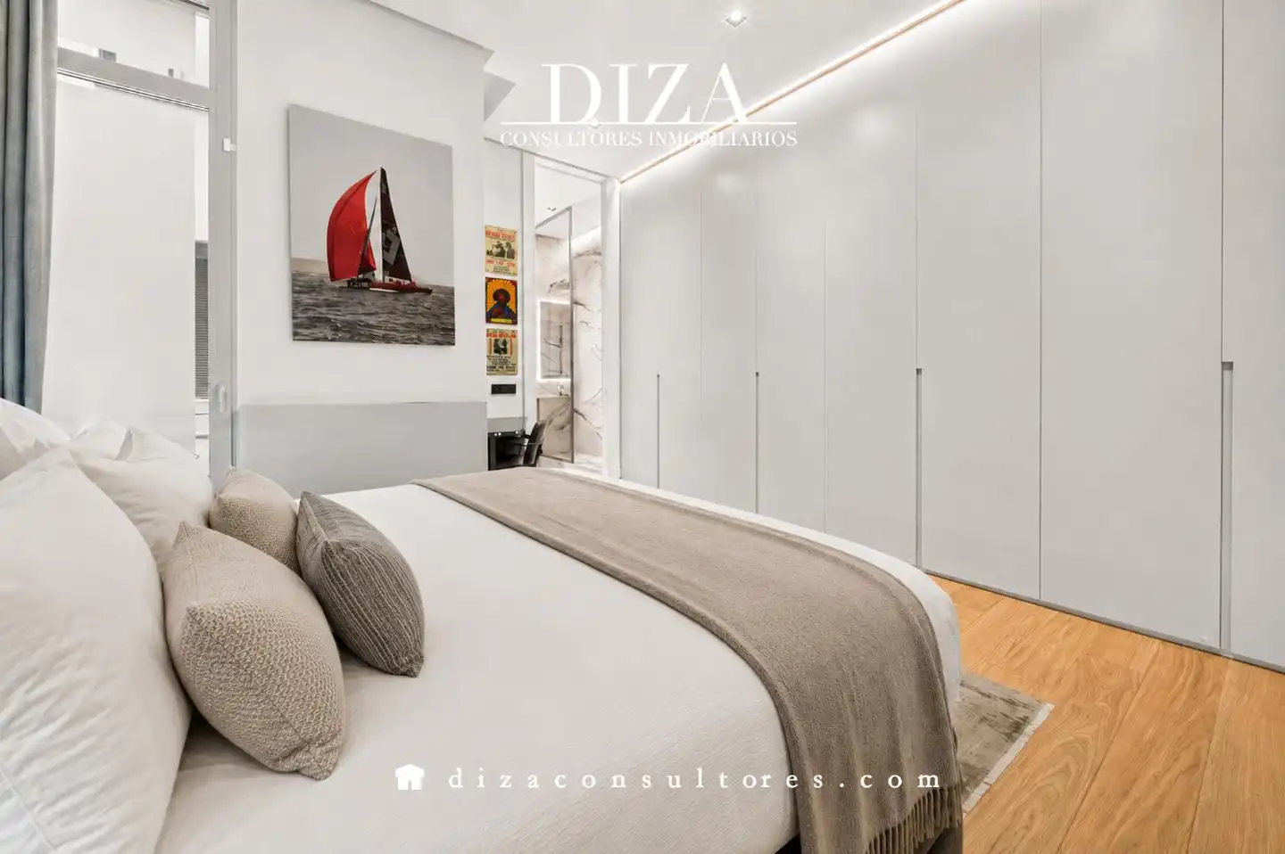 Bedroom of Ground floor for rent in Madrid  with Air Conditioner and Furnished