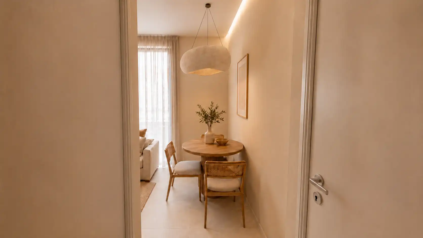 Menjador de Apartament en venda en Murcia amb Aire condicionat