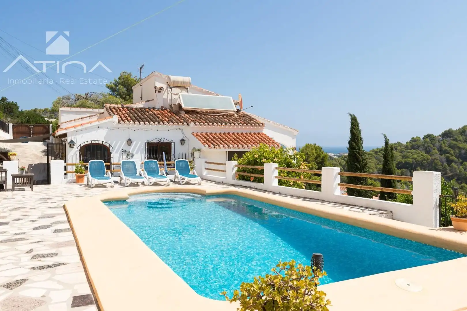 Vista exterior de Casa o chalet en venta en Jávea / Xàbia con Aire acondicionado, Calefacción y Jardín privado