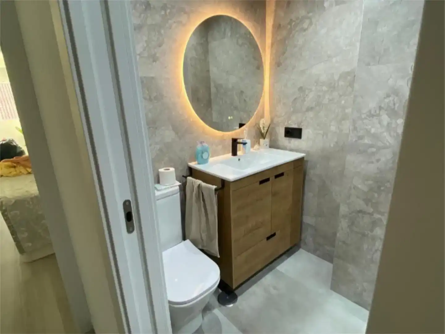 Badezimmer von Maisonette zum Verkauf in Benidorm mit Klimaanlage und Balkon