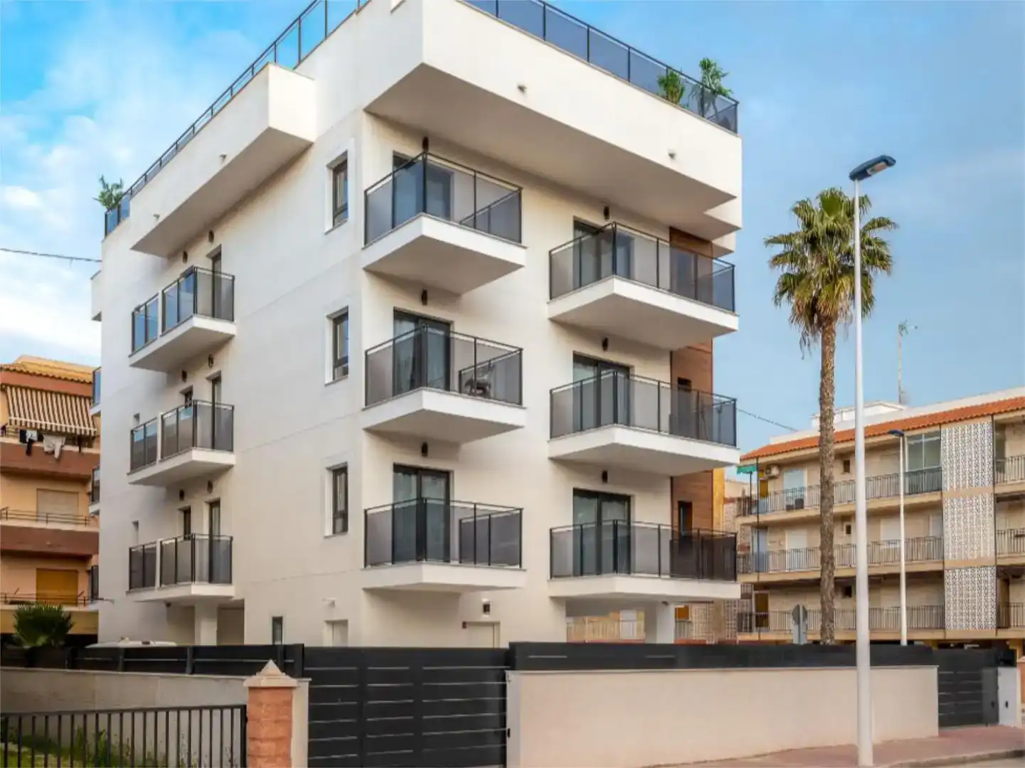 Exterior view of Commercial properties for sale in Santa Pola  with Air Conditioner