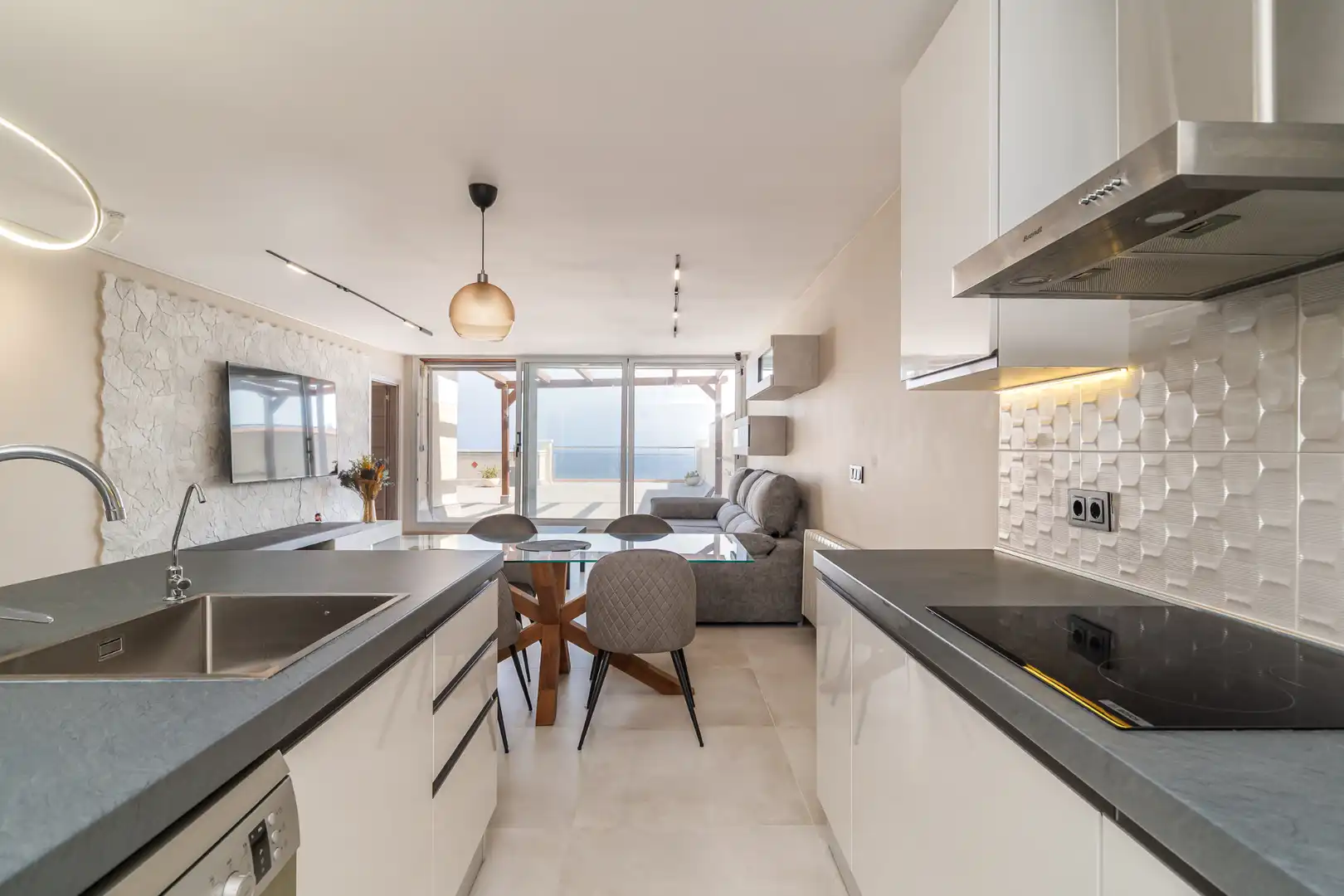 Kitchen of Flat for sale in Sitges  with Heating, Terrace and Storage room