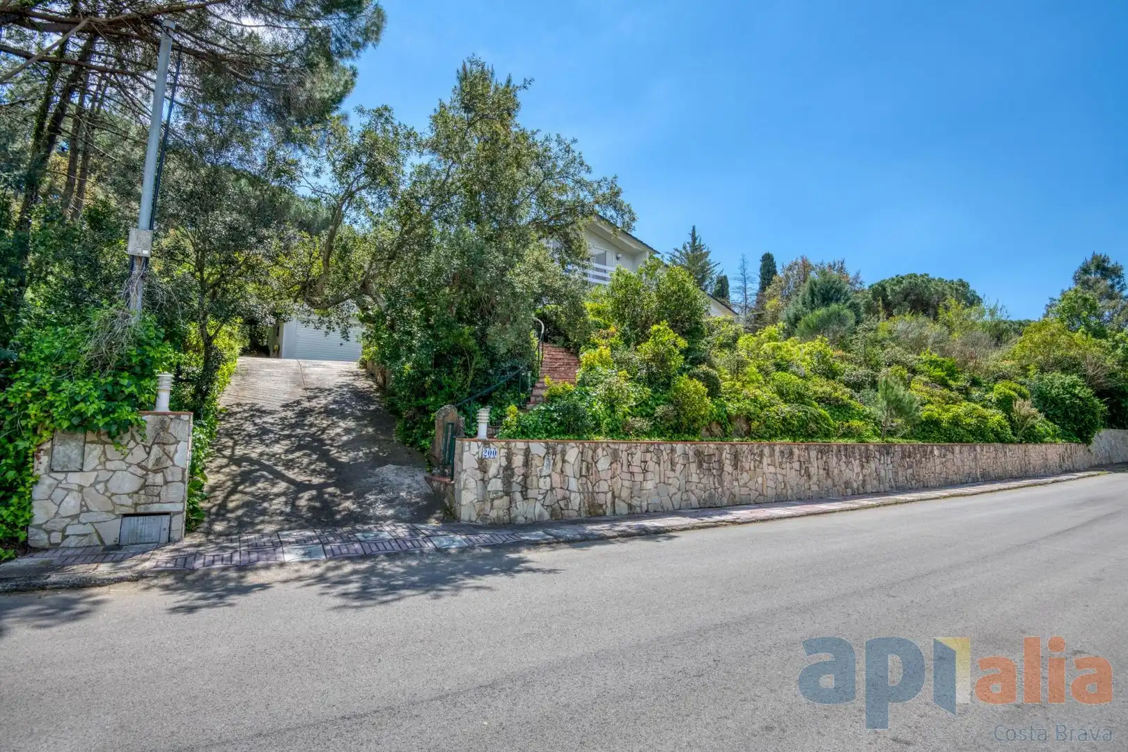 Vista exterior de Casa o xalet en venda en Santa Cristina d'Aro amb Calefacció, Jardí privat i Terrassa