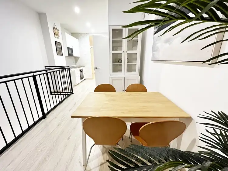 Dining room of Flat for rent in Madrid  with Air Conditioner, Heating and Parquet flooring