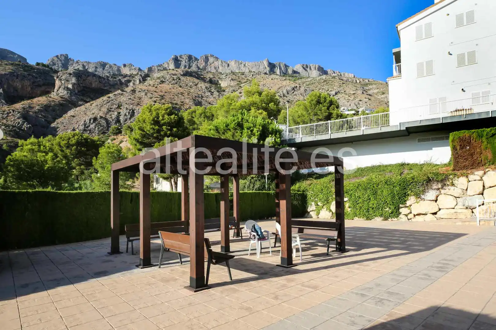 Terrasse von Wohnungen zur Miete in Altea mit Klimaanlage, Heizung und Terrasse