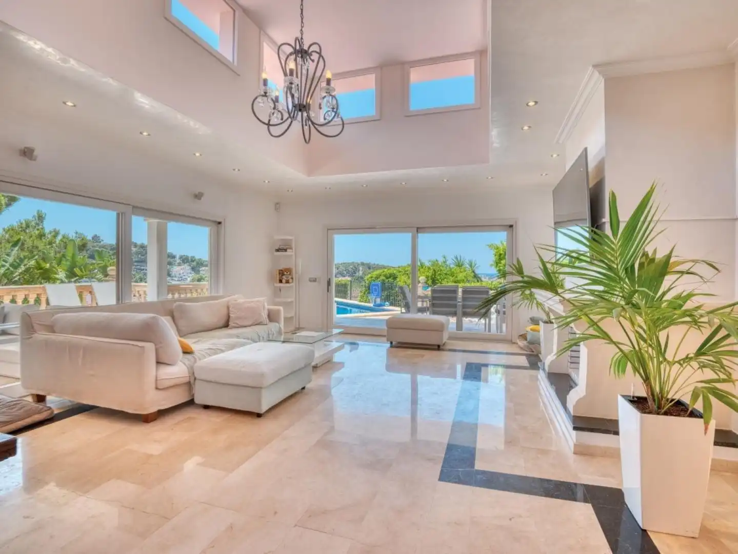 Sala de estar de Casa o chalet en venta en Calvià con Aire acondicionado, Calefacción y Terraza