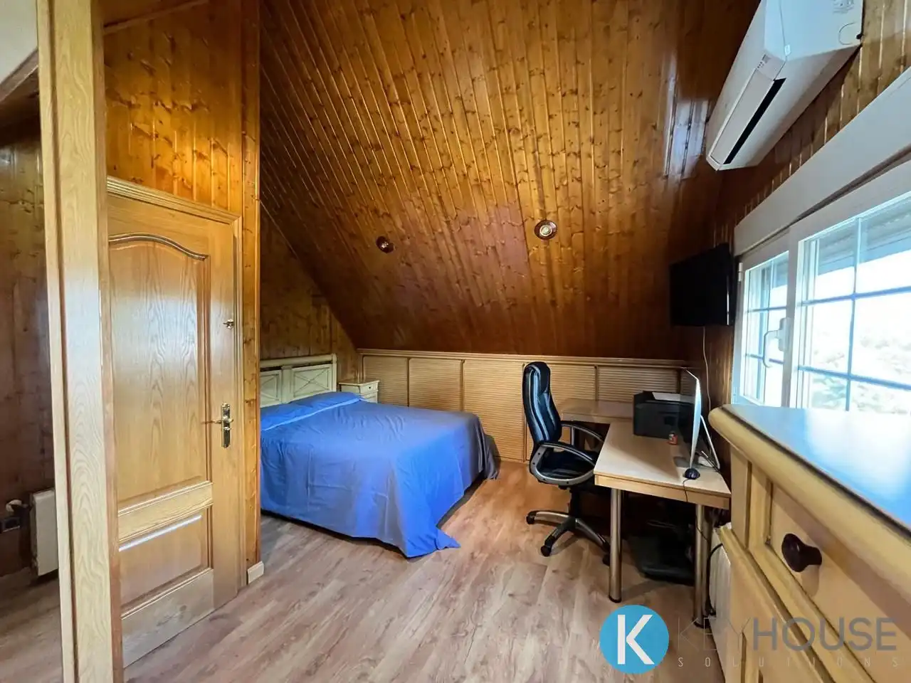 Habitación de Casa o chalet en venta en Villar del Olmo con Aire acondicionado, Jardín privado y Piscina